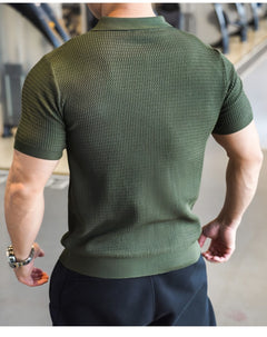 Photo: Ravenna Knitted Open-Collar Polo | Seoden London — view 8