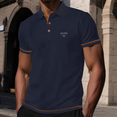 Photo: Rimini Tipped Waffle Polo | Seoden London — view 20