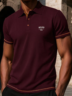 Photo: Rimini Tipped Waffle Polo | Seoden London — view 10