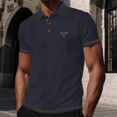 Photo: Rimini Tipped Waffle Polo | Seoden London — view 22