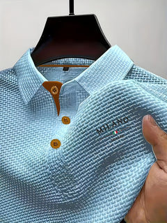 Photo: Rimini Tipped Waffle Polo | Seoden London — view 16
