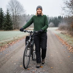Photo: Lillehammer Fleece-Lined Quilted Winter Trousers | Seoden London — view 9