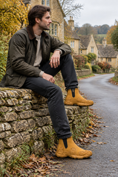 Photo: Highland Fleece-Lined Waterproof Boots | Seoden London — view 3