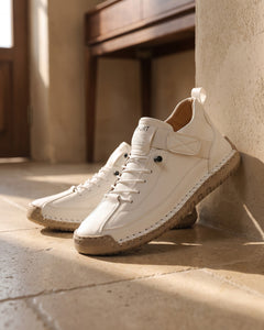 Photo: Lucca Men's Hand-Stitched Trainers | Seoden London — view 10
