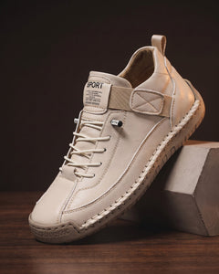 Photo: Lucca Men's Hand-Stitched Trainers | Seoden London — view 4