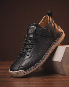 Photo: Lucca Men's Hand-Stitched Trainers | Seoden London — view 7