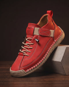 Photo: Lucca Men's Hand-Stitched Trainers | Seoden London — view 6