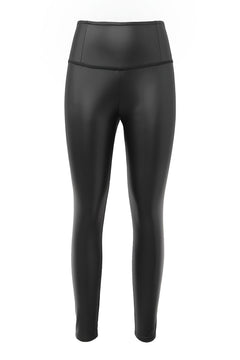Photo: Vienna Faux-Leather High-Waist Leggings | Seoden London — view 17