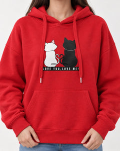 Photo: Kaori Cat-Print Hoodie | Seoden London — view 7