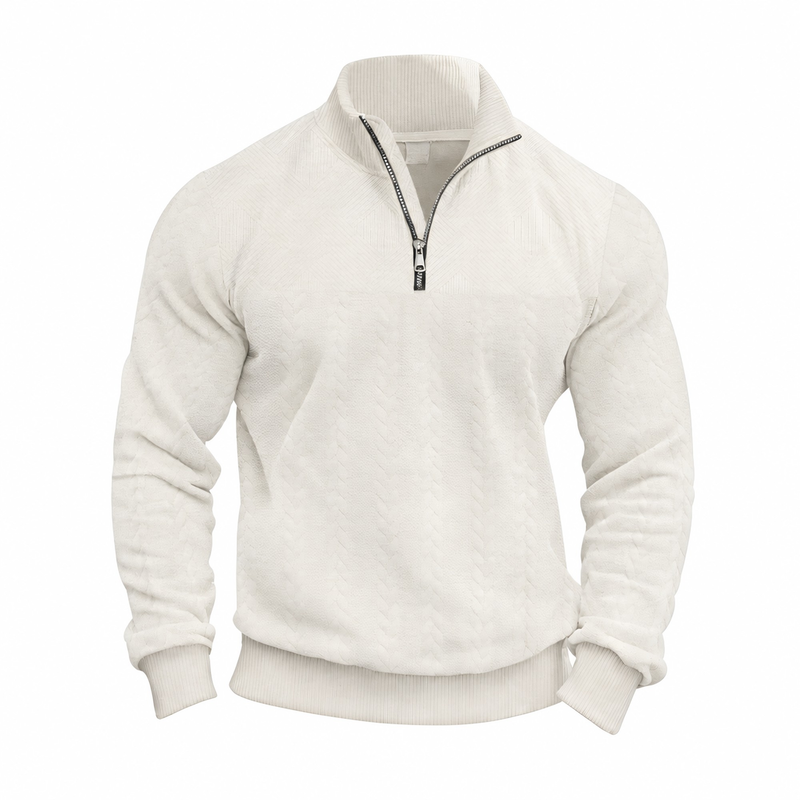 Photo: Harbour Quarter-Zip Knit Pullover | Seoden London