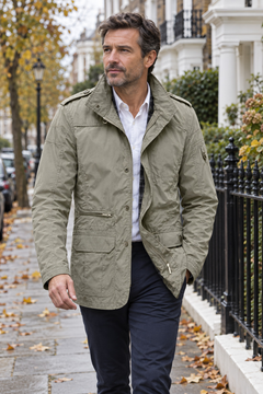 Photo: Kensington Stand-Collar Windbreaker Jacket | Seoden London — view 2