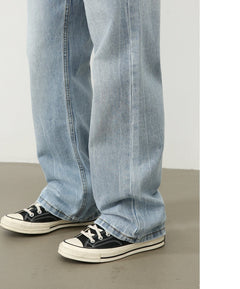 Photo: Hackney Light Wash Straight Leg Jeans | Seoden London — view 7