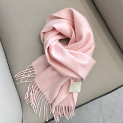 Photo: Inverness Pure Wool Fringed Scarf | Seoden London — view 6