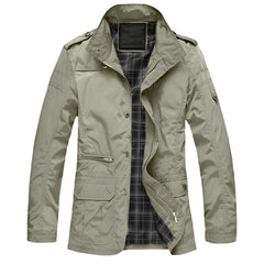 Photo: Kensington Stand-Collar Windbreaker Jacket | Seoden London — view 1