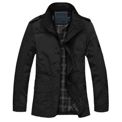Photo: Kensington Stand-Collar Windbreaker Jacket | Seoden London — view 4