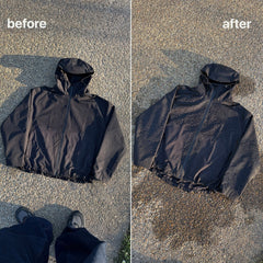 Photo: Serengeti Water-Reactive Leopard Rain Jacket | Seoden London — view 2