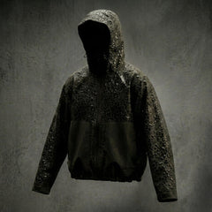 Photo: Serengeti Water-Reactive Leopard Rain Jacket | Seoden London — view 10